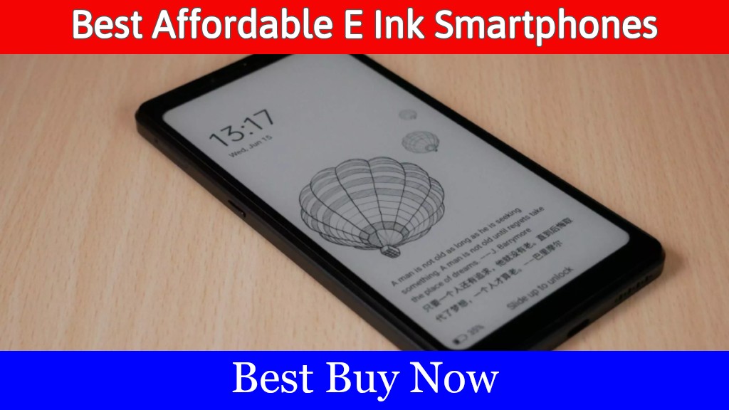 E ink smartphone