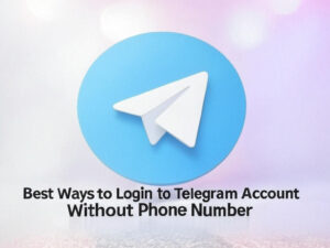 how to login to telegram without phone number